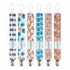 Picture of Babygoal Animal Pacifier Clips, 6 Pack Pacifier Holder for Boys and Girls Fits Most Pacifier Styles &Teething Toys and Pacifier Holder for Boys 6MP18