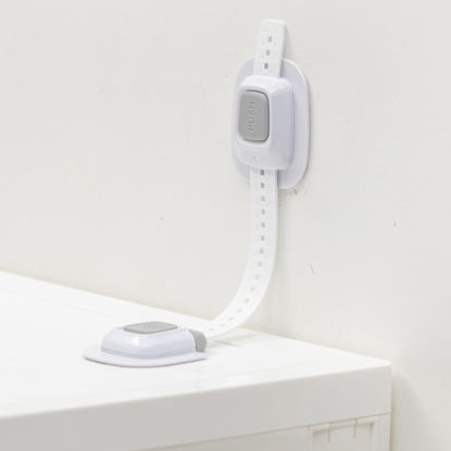 Picture of YEYA No Drill Anti tip Furniture Straps Wall Anchors for Baby proofing (2024 Upgraded 2P)