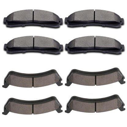 Picture of SCITOO D652 D667 Front Semi-Metal Rear Ceramic Brake Pads Sets Fit For Ford For Explorer 1995-2001,For Mercury Mountaineer 1997-2001