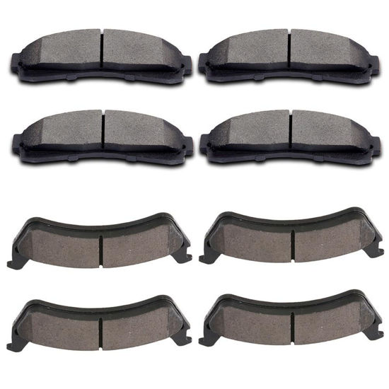 Picture of SCITOO D652 D667 Front Semi-Metal Rear Ceramic Brake Pads Sets Fit For Ford For Explorer 1995-2001,For Mercury Mountaineer 1997-2001