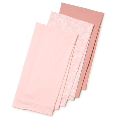 Picture of Amazon Essentials x Sofia Grainge Unisex Babies' Swaddle Blanket, Pack of 3, Pink/Terracotta/Floral, One Size