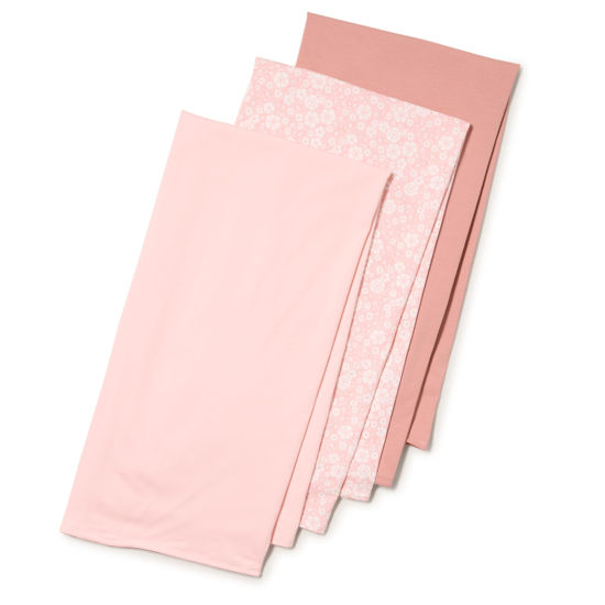 Picture of Amazon Essentials x Sofia Grainge Unisex Babies' Swaddle Blanket, Pack of 3, Pink/Terracotta/Floral, One Size