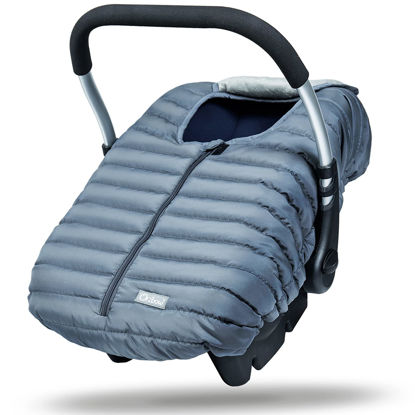 Picture of Orzbow Enfant Car Seat Covers - Cocoon Baby Cover for Boys & Girls, for Spring Autumn Winter, Breathable Windproof, Zipped Window, Universal Fit for Infant Car Seat (0-12M) (Gray)