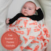 Picture of LollyBanks Swaddle Blanket | 100% Muslin Cotton | Gender Neutral Newborn and Baby Nursery Essentials for Girls and Boys, Registry | Sea 3 Pack