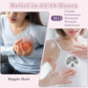Picture of Nisxabebe The Original Silver Nursing Cups-Nipple Shields for Breastfeeding Newborn-Breast Feeding Essentials Must Haves-Nipple Covers to Protect Nursing Nipples,Trilaminate 999 Silver,Regular Size