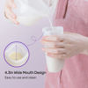 Picture of Nuliie 7 Pcs Silicone Breastmilk Storage Bags Reusable, 8oz/240ml Double Leak-Proof Breastmilk Freezer Bags, BPA Free Self-Standing Milk Bags for Breastfeeding, Baby Food Pouches