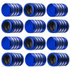 Picture of Tire Valve Stem Cap Cover - (12 Pack) Tire Air Caps Metal with Plastic Liner Corrosion Resistant Leak-Proof for Car Truck Motorcycle SUV and Bike Blue
