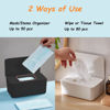 Picture of Wipes Dispenser, Wipe Holder for Baby & Adult, Seposeve Refillable Wipe Container, Keeps Wipes Fresh, Far from Dirty Wipes, Easy Open/Close Wipes Pouch Case, Black