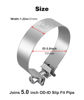 Picture of EVIL ENERGY 5.0 Inch Exhaust Clamp,Narrow Band Muffler Clamp Stainless Steel for Pipes,Mufflers,Catalytic Converters 2PCS