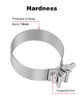 Picture of EVIL ENERGY 5.0 Inch Exhaust Clamp,Narrow Band Muffler Clamp Stainless Steel for Pipes,Mufflers,Catalytic Converters 2PCS