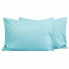 Picture of FLXXIE 2 Pack Microfiber Toddler Pillowcases, 14x20 Inches Fits Pillow Sized 12x16, 13x18 or 14x20, Soft and Cozy Small Travel Pillow Covers with Envelope Closure, Light Blue