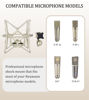 Picture of SUUNTOK Microphone Shock Mount Anti-Vibration Mic Holder Spider Recording Mic Shockmount Stand Compatible with Neumann U87 Ai, U89 i and TLM 67 (Champagne)