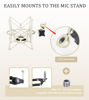Picture of SUUNTOK Microphone Shock Mount Anti-Vibration Mic Holder Spider Recording Mic Shockmount Stand Compatible with Neumann U87 Ai, U89 i and TLM 67 (Champagne)