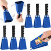 Picture of 6 Pack Cowbells DIY Noise Makers 8 Inch Cow Bell with Handles, Cheering Bells for Sporting Event, Cheering Noise Makers for Football Games, Concert, School Graduation, Party (8", Blue)