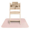 Picture of mushie Baby Splat Mat 42.5x42.5 Inch (Blush)| Water Resistant for Under High Chair and Infant Play