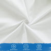 Picture of Nap Mat Sheet 2 Pack, 24" x 48" x 4" Fitted Elastic Corners Preschool Day Care Rest Nap Mat Cover, Soft & Breathable Baby Sheets for Regalo My Cot Portable Toddler Bed and Joovy Travel Cot, White
