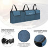 Picture of Car Trunk Organizer and Storage, Backseat Hanging Organizer for SUV, Truck, MPV, Waterproof, Collapsible Cargo Storage Bag with 4 Pockets, Car Accessories for Men and Women (Blue)