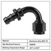 Picture of EVIL ENERGY 6AN 120 Degree Push Lock Hose Fitting End Black