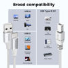 Picture of MOSWAG USB MIDI Cable Printer Cable USB 2.0 Type A Male to Type B Male Printer Scanner Cable Cord High Speed 9.84FT/3M Compatible with Electronic Music Instrument,Recording Audio Interface