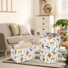 Picture of CLOCOR Kids Laundry Basket,Nursery Baby Hamper,Toy Storage Bin with handles for Boys and Girls,Safari Room Decor,Waterproof Storage Basket(Jungle Animals)