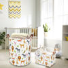 Picture of CLOCOR Kids Laundry Basket,Nursery Baby Hamper,Toy Storage Bin with handles for Boys and Girls,Safari Room Decor,Waterproof Storage Basket(Jungle Animals)