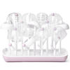 Picture of Termichy Baby Bottle Drying Rack, Large Capacity Baby Bottle Rack for Bottles, Dry Rack with Removable Water Tray(Pink)