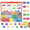 Picture of Fuses Car Fuses Assortment Kit,168pcs Standard & Mini Sized Blade Fuse Kit (2A 3A 5A 7.5A 10A 15A 20A 25A 30A 40A) with Fuse Pullers for Boat Truck SUV Auto RV