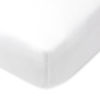 Picture of HonestBaby Fitted Crib Sheets Fits Standard Mattress Bassinet, Mini Prints 100% Organic Cotton Baby Boys, Girls, Unisex, Bright White Fitted Crib Sheet, One Size