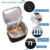 Picture of BABEYER Breastmilk Cooler Bag with Ice Pack Fits 6 Baby Bottles Up to 9 Ounce, Baby Bottle Bag with Shoulder Strap for Nursing Mom Daycare, Black