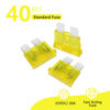 Picture of (40Pcs) 20 Amp Standard Automotive Fuse, 20A 12V 24V 32V Car Blade Fuses ATO APR ATS for Car/RV/Truck/SUV/Motorcycle/Boat