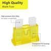 Picture of (40Pcs) 20 Amp Standard Automotive Fuse, 20A 12V 24V 32V Car Blade Fuses ATO APR ATS for Car/RV/Truck/SUV/Motorcycle/Boat