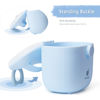 Picture of Termichy Baby Formula Dispenser, Portable Milk Powder Dispenser Container with Carry Handle and Scoop for Travel Outdoor Activities with Baby Infant, 8.8OZ, 0.55LB, 250g (Light Blue)