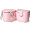Picture of Termichy Baby Formula Dispenser, Portable Milk Powder Dispenser Container with Carry Handle and Scoop for Travel Outdoor Activities with Baby Infant, 8.8OZ, 0.55LB, 250g (Pink-2pack)