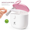 Picture of Termichy Baby Formula Dispenser, Portable Milk Powder Dispenser Container with Carry Handle and Scoop for Travel Outdoor Activities with Baby Infant, 8.8OZ, 0.55LB, 250g (Baby Pink)