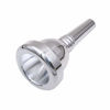 Picture of Missmore Trombone Mouthpiece 12C，Baritone and Euphonium Mouthpiece，Silver Plated (12C-Silver)