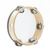 Picture of Musfunny Tambourine Hand Held Drum with Double Row Jingles, 8 inch Tambourines Metal Bell Hand Percussion for Adults Church Party (8 inch Natural)