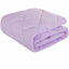 Picture of NTBAY Down Alternative Oversized Toddler Comforter, Super Soft and Warm Solid Color Baby Crib Quilted Blanket, 43x60 inches, Light Purple