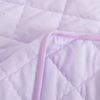 Picture of NTBAY Down Alternative Oversized Toddler Comforter, Super Soft and Warm Solid Color Baby Crib Quilted Blanket, 43x60 inches, Light Purple