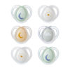 Picture of Tommee Tippee Nighttime Pacifiers, 0-6 Months, 6 Pack of Glow in The Dark Pacifiers with Symmetrical Silicone baglet