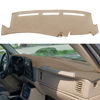 Picture of Dash Cover Custom Fit for 1999-2006 GMC Sierra/Chevy Chevrolet Silverado,2000-2006 GMC Yukon XL/Chevy Suburban Tahoe Avalanche,Dashboard Mat Pad (99-06,Beige) Y44