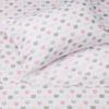 Picture of Amazon Basics Kid's Soft Easy-Wash Lightweight Microfiber 3-Piece Sheet Set, Toddler, Pink Kitties