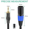 Picture of JOMLEY Unbalanced XLR to 3.5mm Cable, 10ft, for Laptop, Personal Computer, Smartphone, Speaker, Tablet