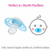 Picture of MAM Perfect Night Baby Pacifier, Patented Nipple, Glows in the Dark, 2 Pack, 6-16 Months, Boy (Design May Vary)