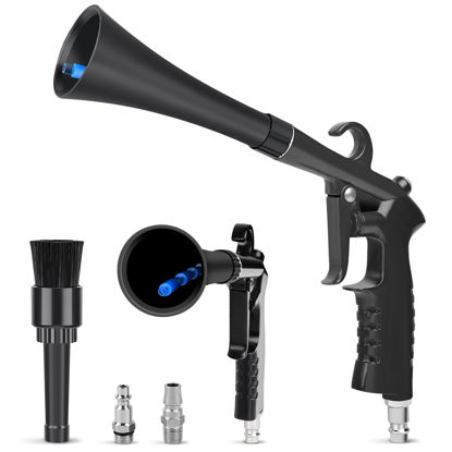 Picture of Car Cleaning Gun Detailing Interior Dryer Air Blow Gun, High Pressure Blower Gun, Car Detailing Kit Interior Cleaner, Car Detailing Tools for Car Quickly Blasts Dirt and Dust Works with Air