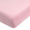 Picture of HonestBaby Fitted Crib Sheets Fits Standard Mattress Bassinet, Mini Prints 100% Organic Cotton Baby Boys, Girls, Unisex, Strawberry Cream Fitted Crib Sheet, One Size