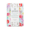 Picture of HonestBaby Fitted Crib Sheets Fits Standard Mattress Bassinet, Mini Prints 100% Organic Cotton Baby Boys, Girls, Unisex, Rose Blossom, One Size
