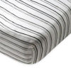 Picture of HonestBaby Fitted Crib Sheets Fits Standard Mattress Bassinet, Mini Prints 100% Organic Cotton Baby Boys, Girls, Unisex, Sketchy Stripe, One Size