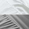 Picture of Waterproof Bassinet Sheets Fit for Halo, Dream on Me, Ingenuity, Fisher Price, Delta, Graco and Other Oval Bassinet Mattress, 2 Pack, Ultra Soft Microfiber Sheets, White & Grey