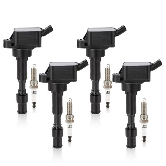 Picture of UF816 Ignition Coil & 9723 Double Iridium Spark Plug for Hyundai 16-20 Elantra,18-21 Kona,15-19 Sonata,19-21 Veloster/Kia 17-22 Forte,20-22 Forte5,17-20 Optima,21-22 Seltos,19-22 Soul 273002E601