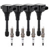 Picture of UF549 Ignition Coil Packs & 9029 Double Iridium Spark Plug Compatible with 2007-2019 Nissan Altima Versa Sentra Rogue Cube NV200 Pathfinder Infiniti FX50 M56 QX60 QX70 C1696 & DILKA6RA11